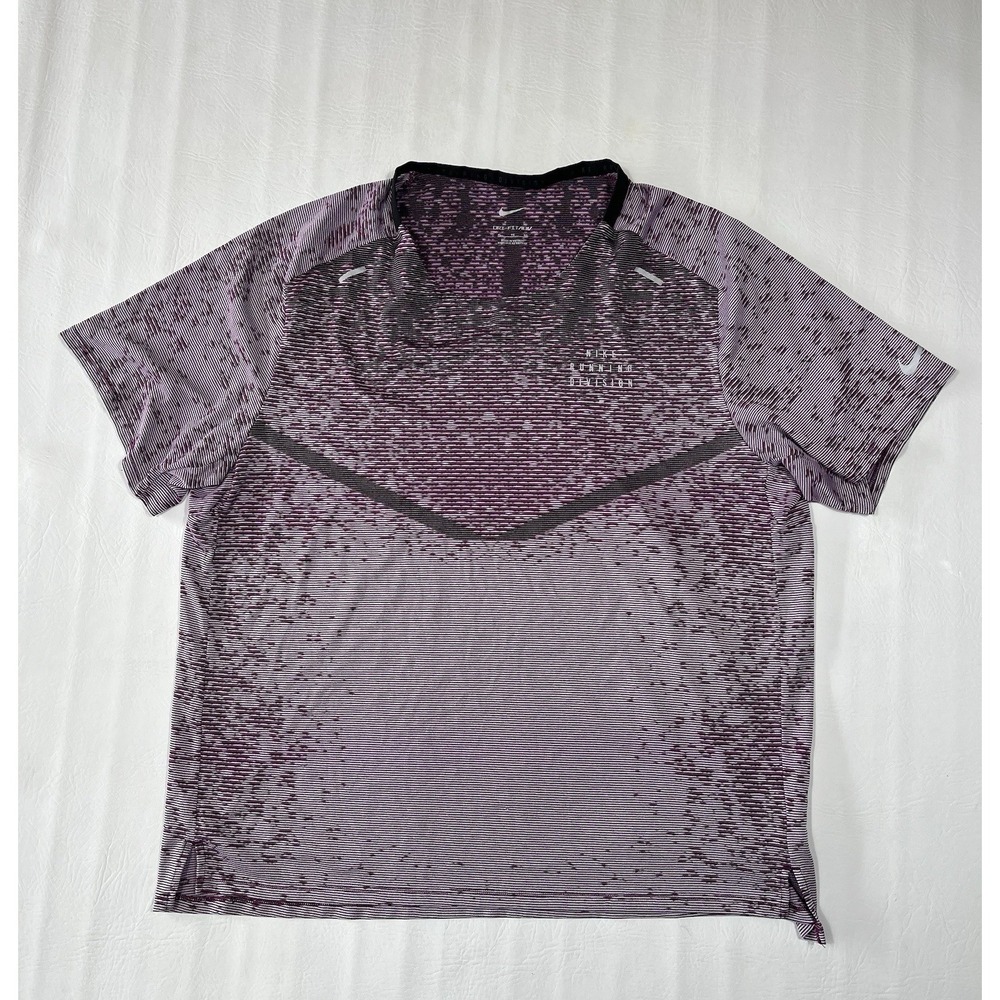 Nike Dri-FIT ADV Run Division Tech Knit T Shirt Mens XL Purple DD4765-013
